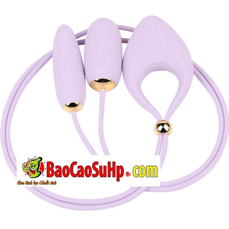 anh bia vong deo va trung rung Mizzzee Liv 8 - Vòng đeo dương vật kết hợp kẹp ti và trứng rung Mizzzee Liv rung cực mạnh