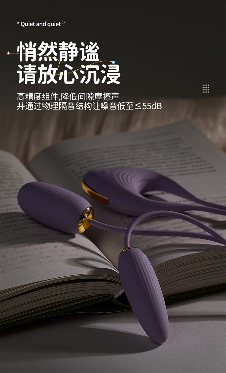 vong deo ket hop trung rung Mizzzee Liv 13 - Vòng đeo dương vật kết hợp kẹp ti và trứng rung Mizzzee Liv rung cực mạnh