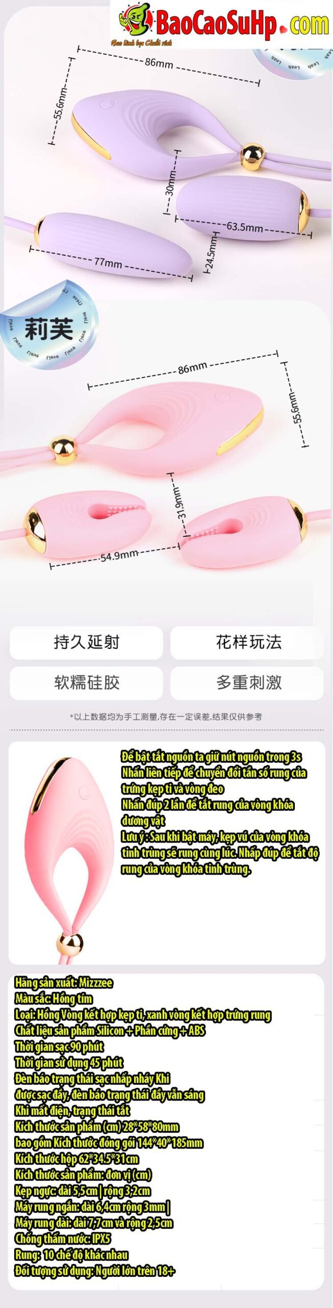 vong deo ket hop trung rung Mizzzee Liv 15 scaled - Vòng đeo dương vật kết hợp kẹp ti và trứng rung Mizzzee Liv rung cực mạnh