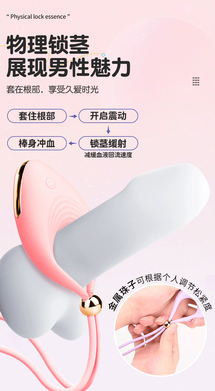 vong deo ket hop trung rung Mizzzee Liv 6 - Vòng đeo dương vật kết hợp kẹp ti và trứng rung Mizzzee Liv rung cực mạnh