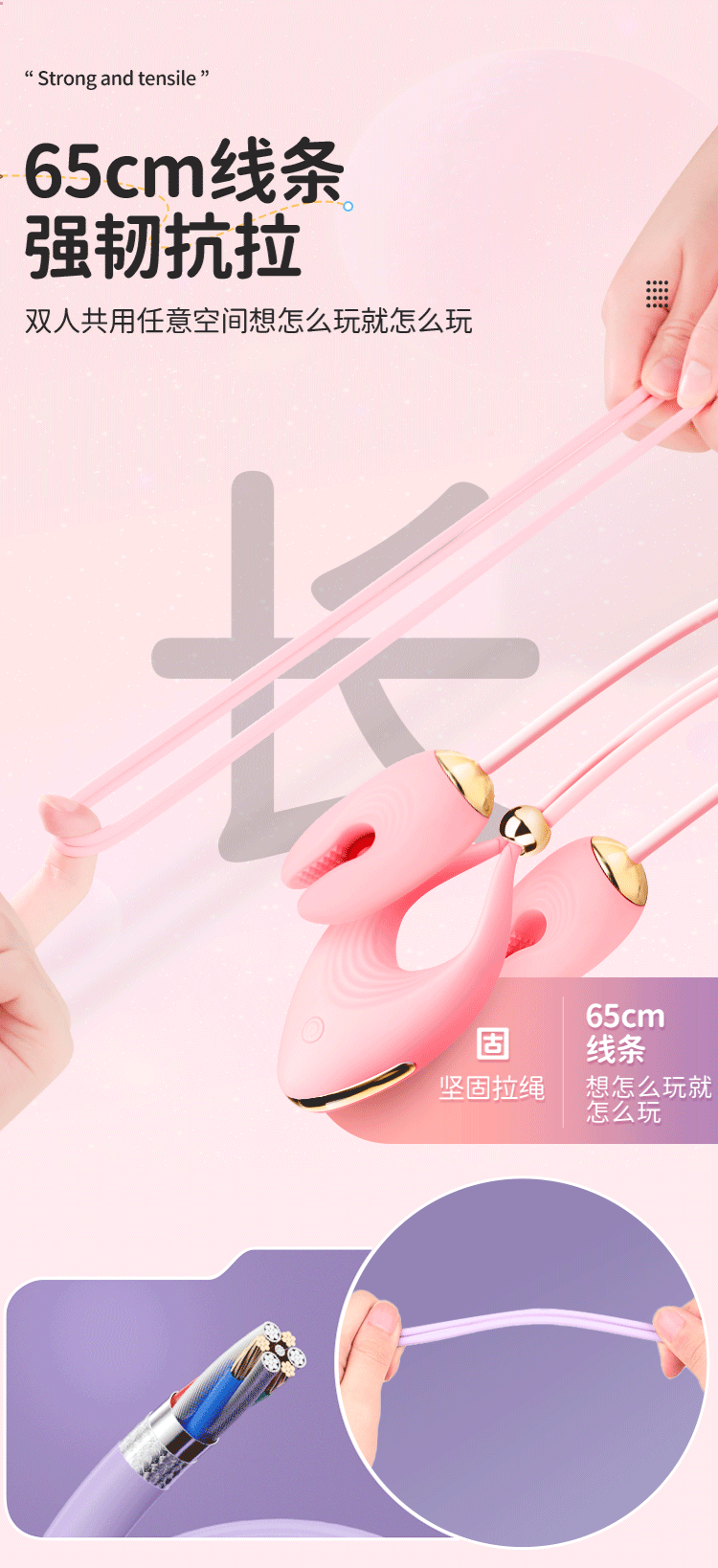 vong deo ket hop trung rung Mizzzee Liv 7 - Vòng đeo dương vật kết hợp kẹp ti và trứng rung Mizzzee Liv rung cực mạnh