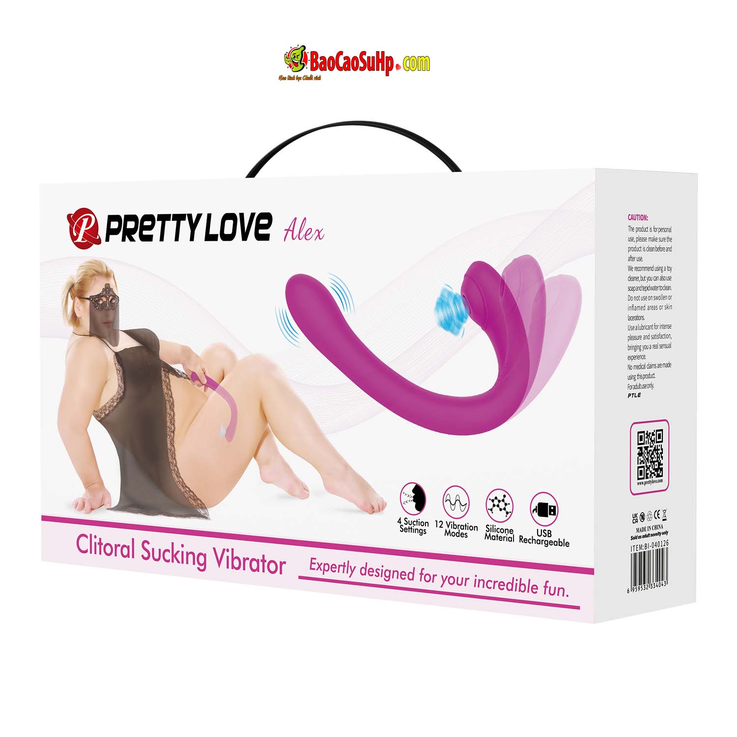 Máy rung Baile Prettylove Patilla Alex nhiều chế độ massage nữ