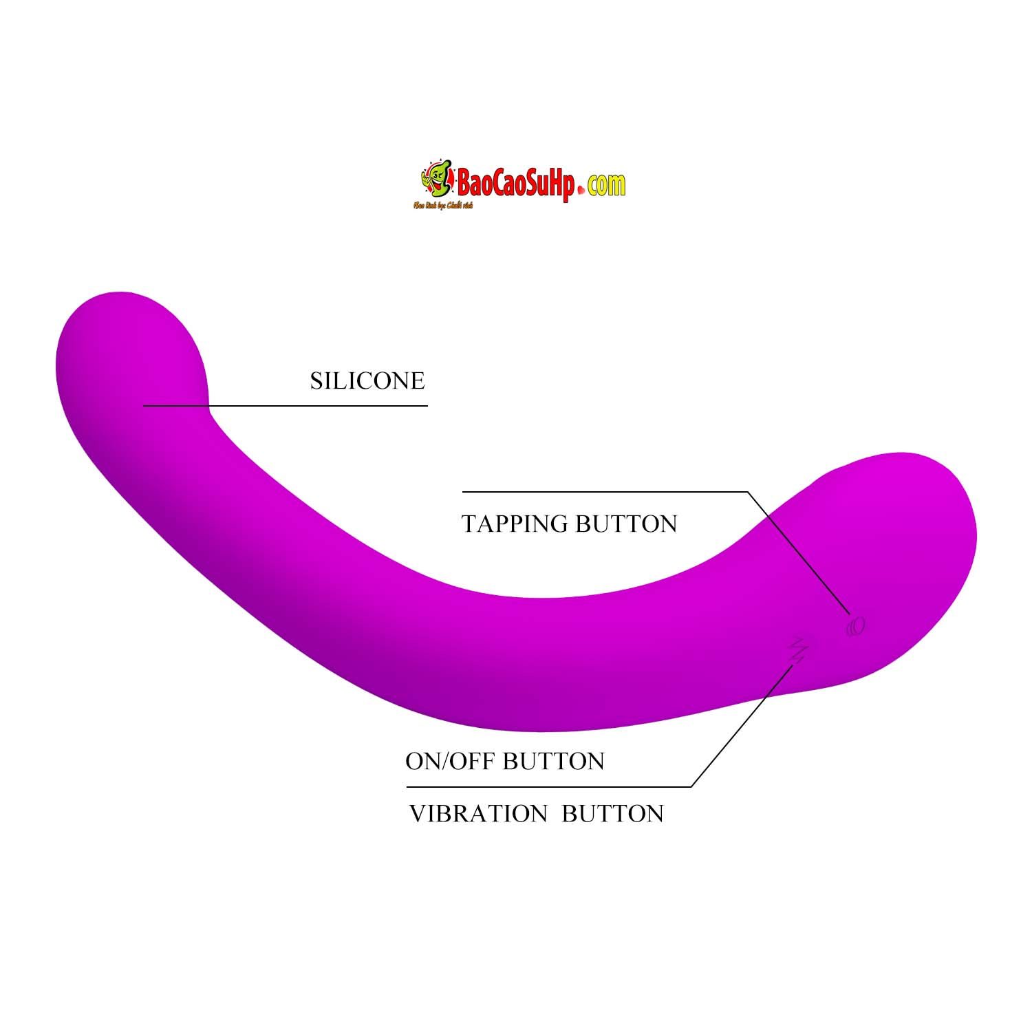 Máy rung Baile Prettylove Patilla Alex nhiều chế độ massage nữ