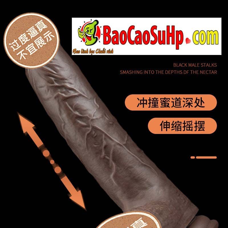 Dương Vật Giả Đen Đô To Dài 25cm Phê Cực Mạnh