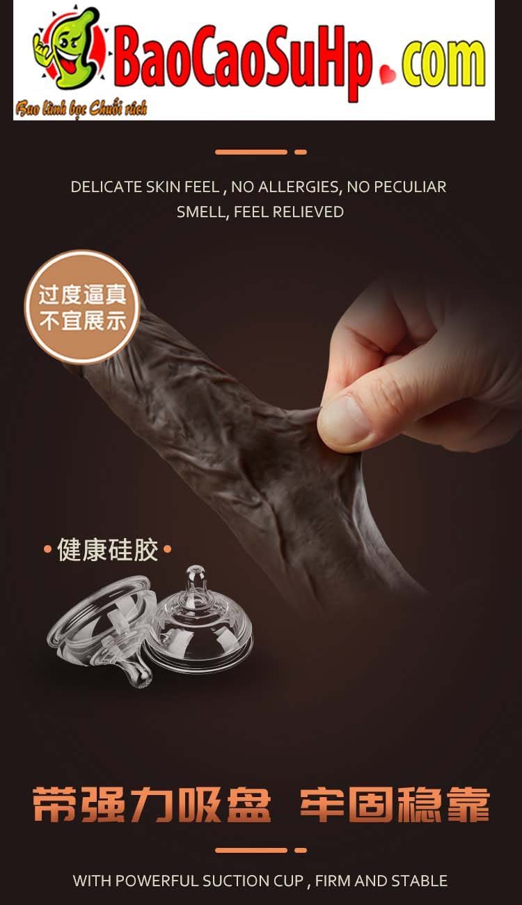 Dương vật giả chiến binh Black Male to dài kích thích cực đỉnh