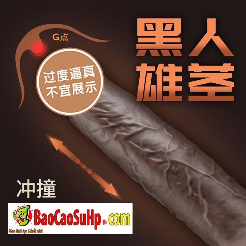 Dương Vật Giả Đen Đô To Dài 25cm Phê Cực Mạnh