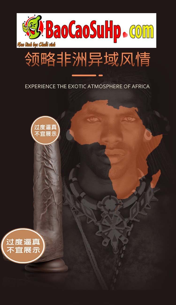 Dương vật giả chiến binh Black Male to dài kích thích cực đỉnh