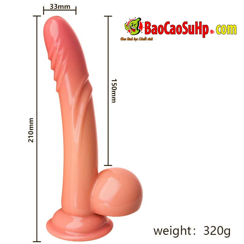 Dương vật giả 3D Jiuai nhỏ gọn phát nhiệt Silicone thụt tự nhiên