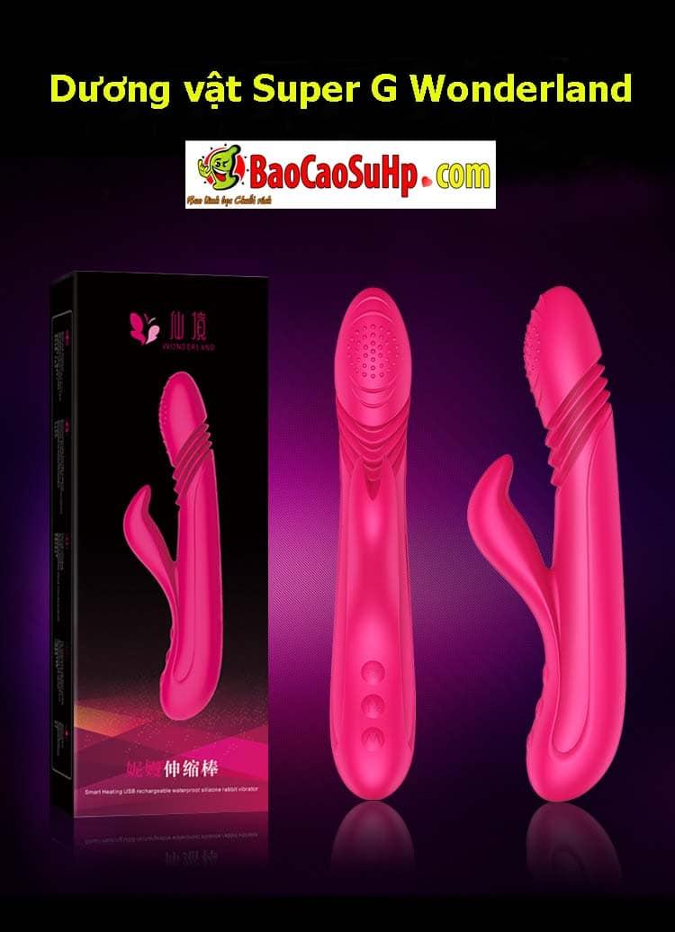 Sextoy Super G Wonderland rung thụt phát nhiệt kích thích cực sướng Sextoy Super G Wonderland rung thụt phát nhiệt kích thích cực sướng
