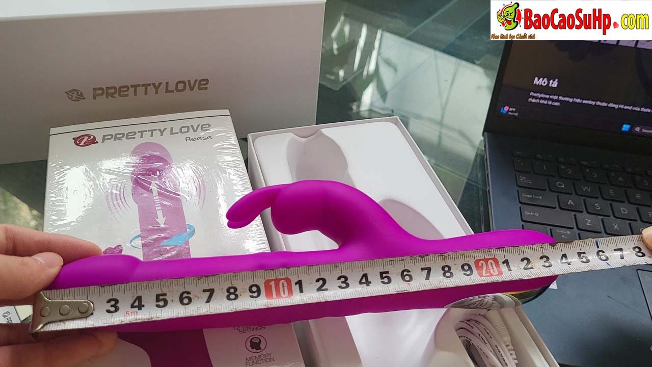  Thông tin Dương vật giả tai thỏ Pretylove Reese Rung bi xoay thụt lên xuống. hàng xách tay