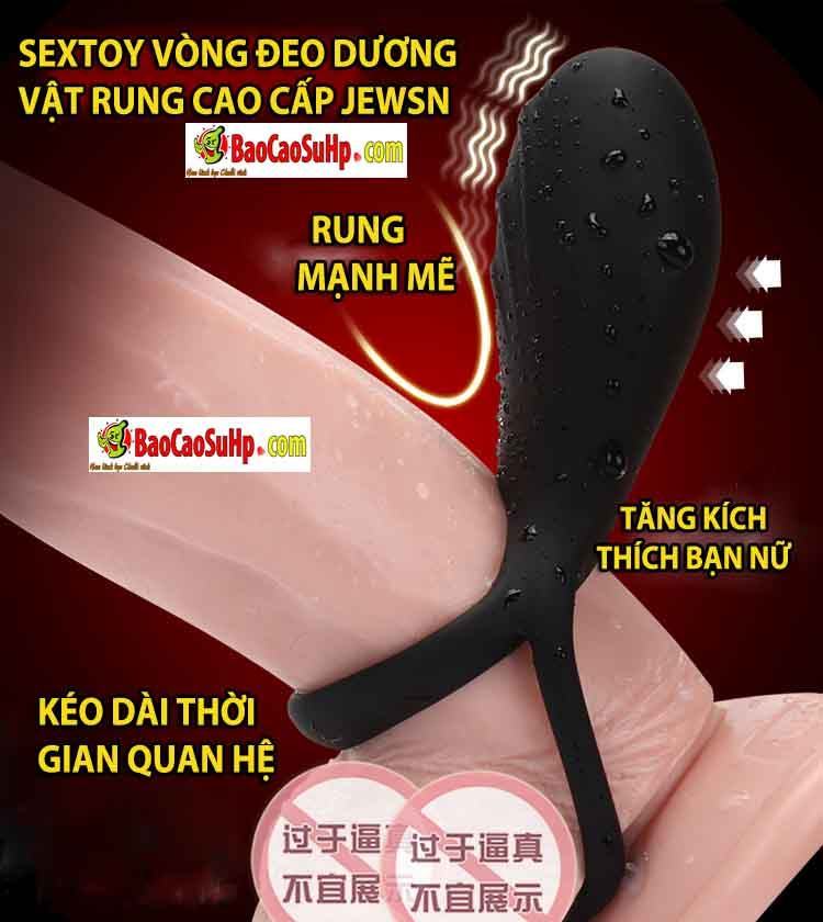 Vòng rung dương vật JEWSN cao cấp tăng khoái cảm thăng hoa
