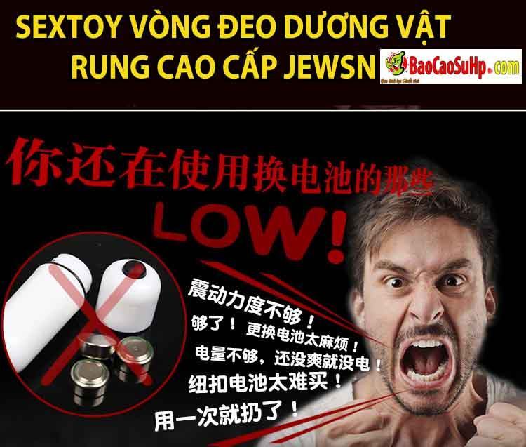 Vòng rung dương vật JEWSN cao cấp tăng khoái cảm thăng hoa