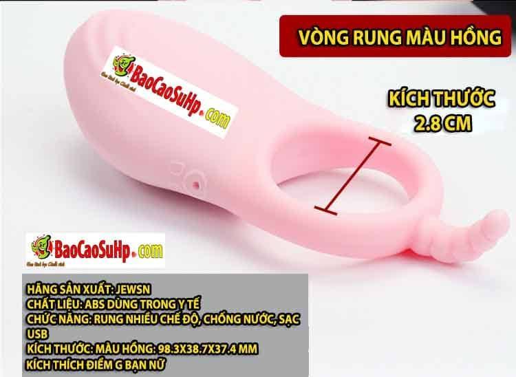 Vòng rung dương vật JEWSN cao cấp tăng khoái cảm thăng hoa