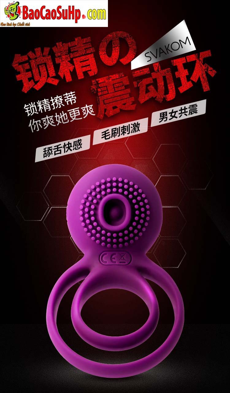 Vòng đeo dương vật Svakom Tammy tăng khoái cảm đàn ông sung sướng