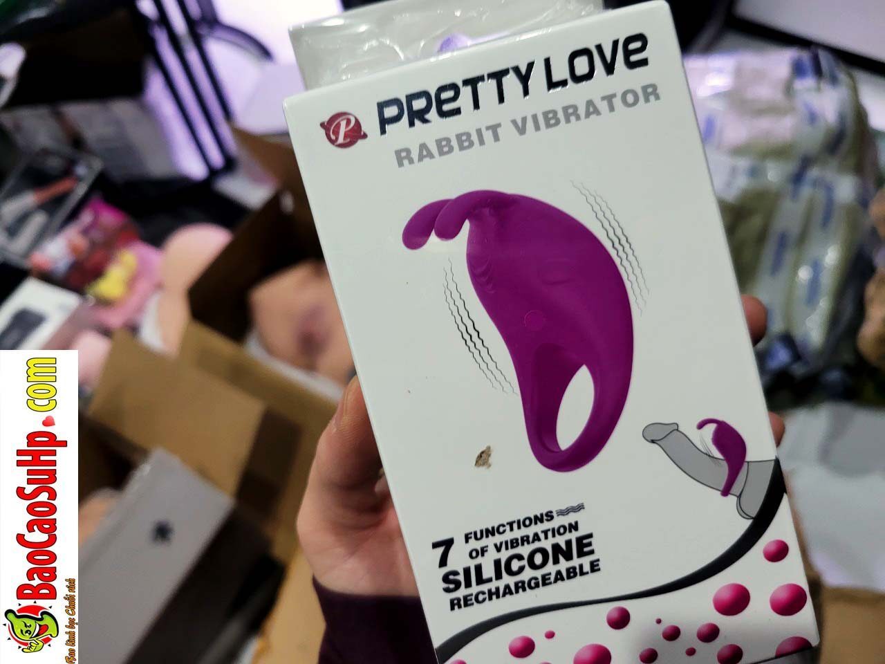 Vòng Dương Vật Rung Prettylove Patty Gọn Mạnh Kích Thích Sung Sướng