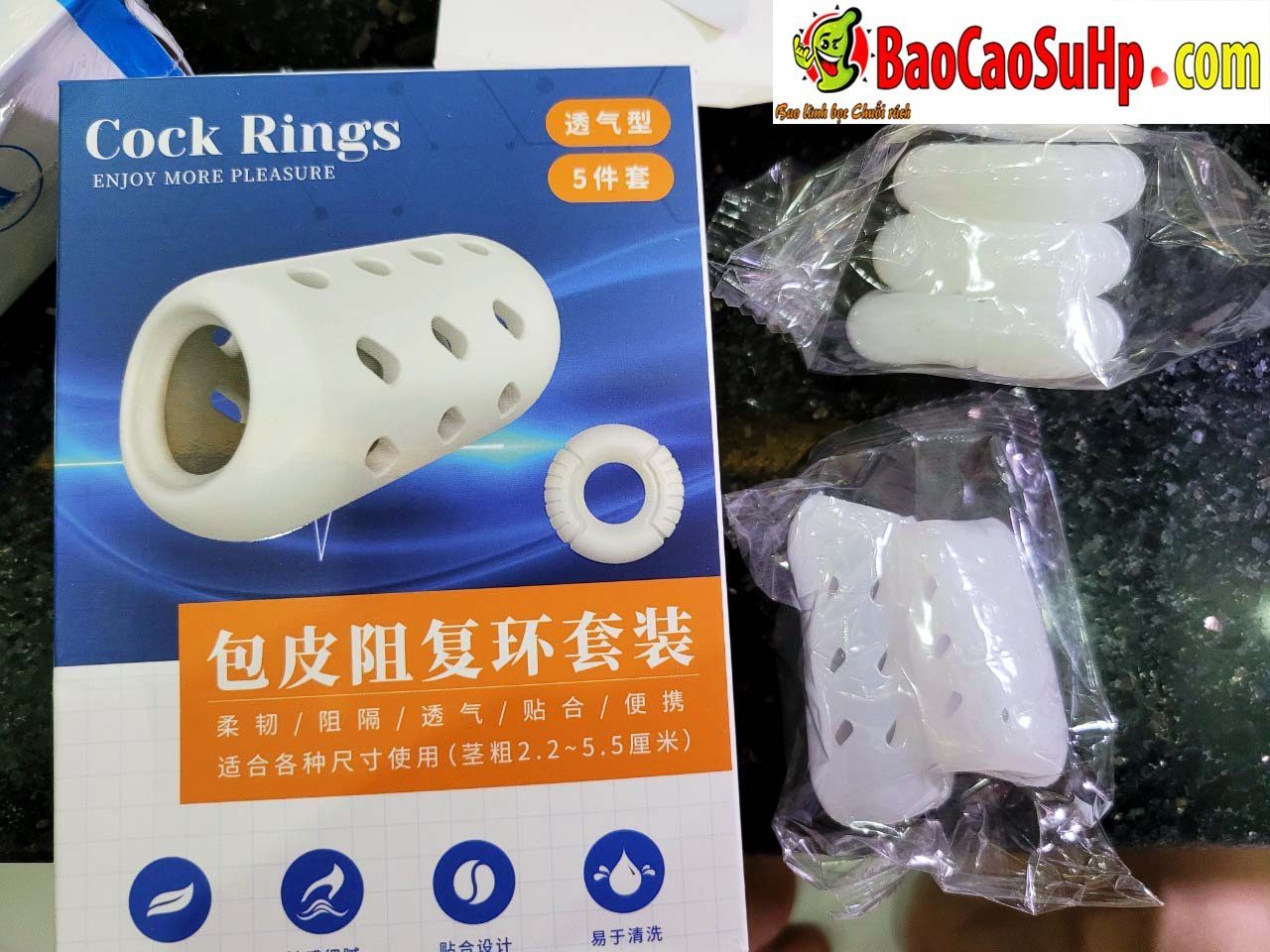 Bộ vòng đeo kéo dài quan hệ Bots Ring tăng khoái cảm bền lâu