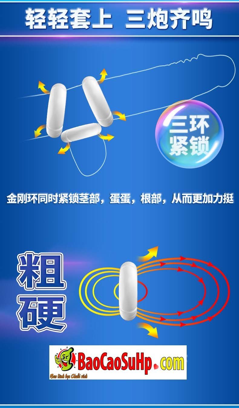 Bộ vòng đeo kéo dài quan hệ Bots Ring tăng khoái cảm bền lâu