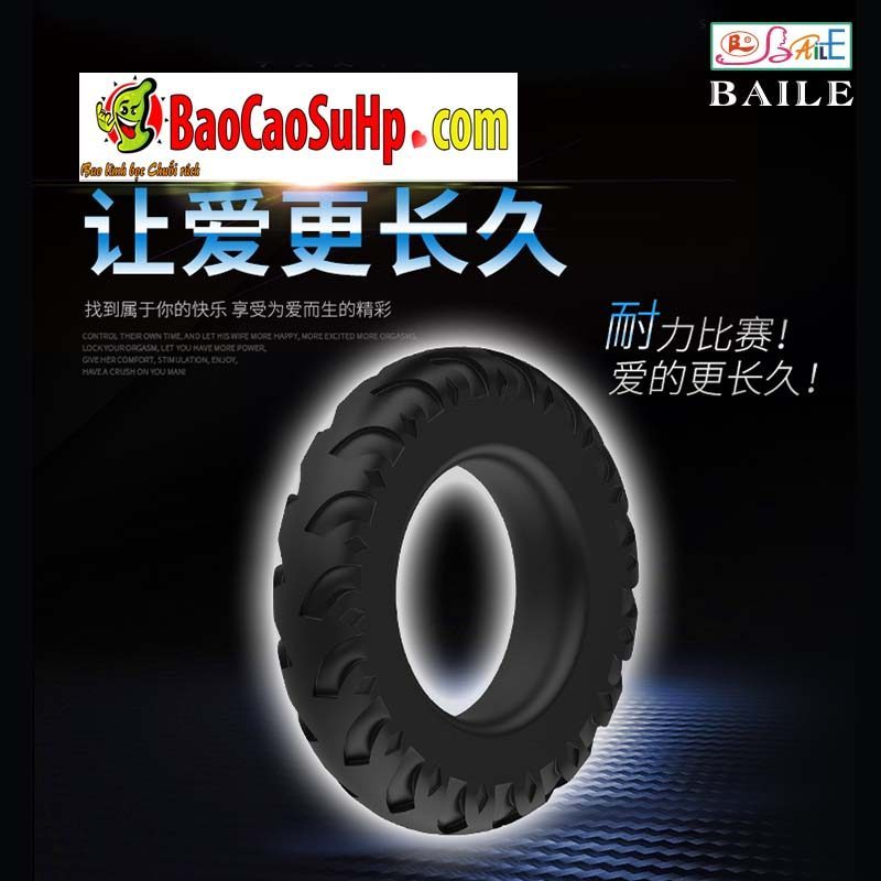 Bộ 3 Vòng Đeo Dương Vật Baile Rock Claymore Chống Xuất Tinh