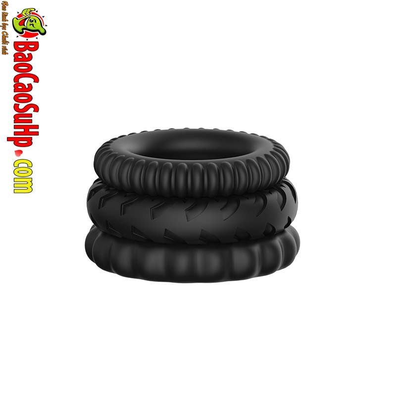 Bộ 3 Vòng Đeo Dương Vật Baile Rock Claymore Chống Xuất Tinh