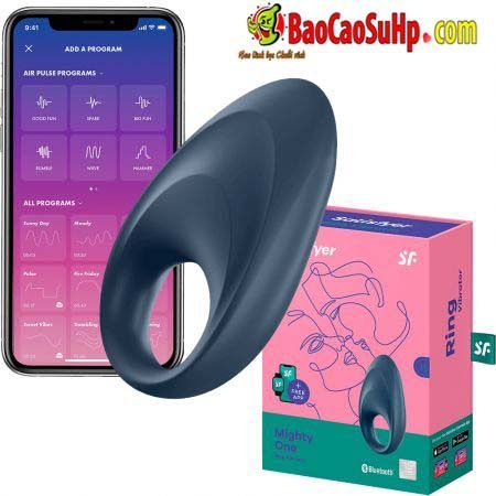 Vòng đeo dương vật USA cao cấp Satisfyer mạnh mẽ điều khiển app