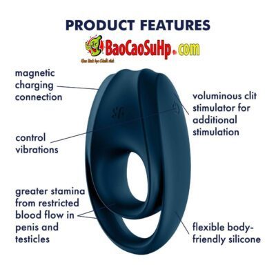 Vòng đeo dương vật Satisfyer Incredible Duo cao cấp rung mạnh mẽ