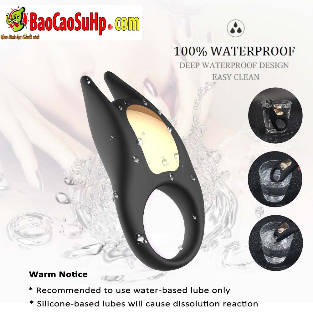 Vòng đeo dương vật Head Horn rung mạnh đa năng kích thích