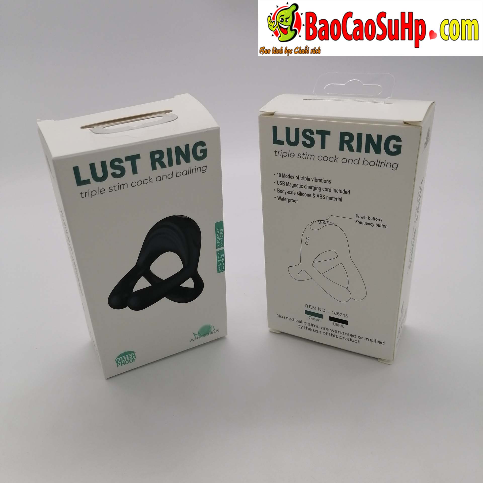 Vòng khóa dương vật Afra Ver II rung mạnh tăng hưng phấn đôi