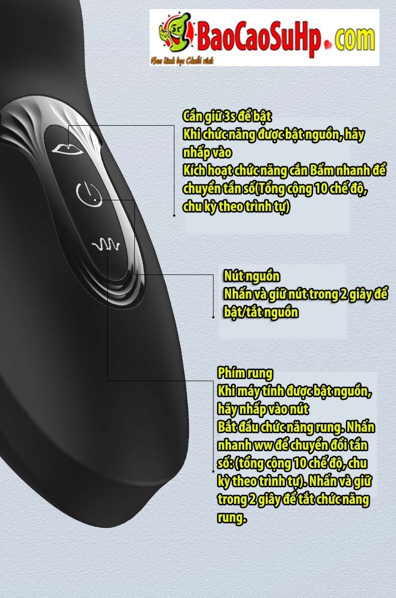  Mua Máy rung hỗ trợ tự sướng kích thích massage dành cho nam giới Mizzzee VISE BLACK tốt nhất