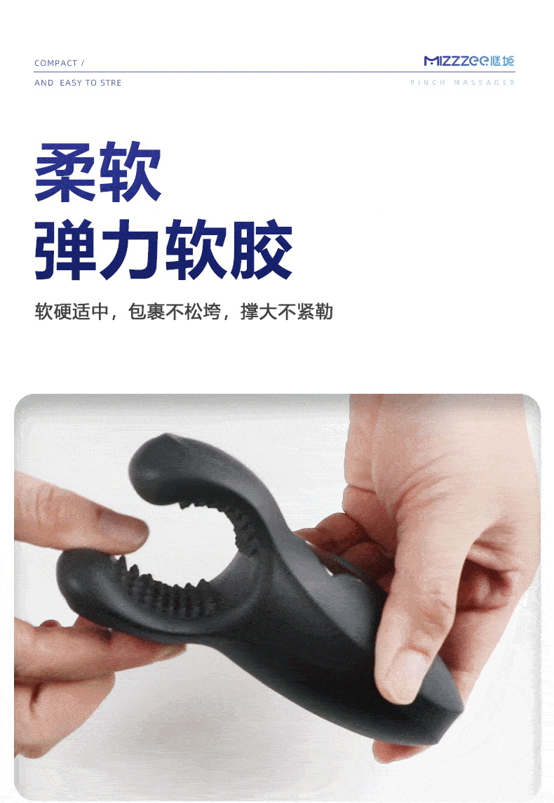  Mua Máy rung hỗ trợ tự sướng kích thích massage dành cho nam giới Mizzzee VISE BLACK tốt nhất