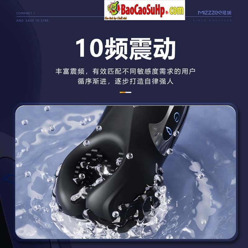  Mua Máy rung hỗ trợ tự sướng kích thích massage dành cho nam giới Mizzzee VISE BLACK tốt nhất