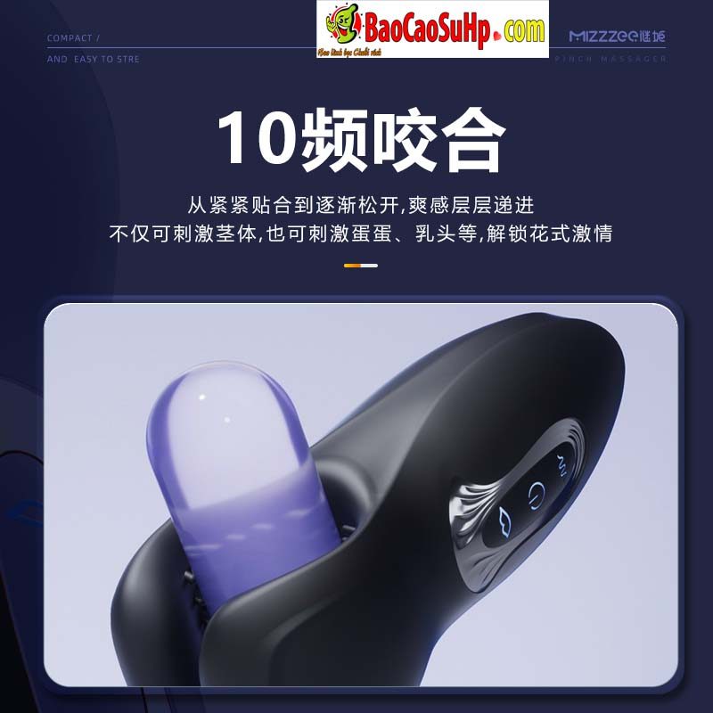  Mua Máy rung hỗ trợ tự sướng kích thích massage dành cho nam giới Mizzzee VISE BLACK tốt nhất