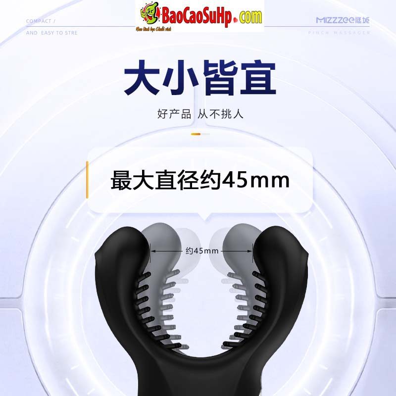  Mua Máy rung hỗ trợ tự sướng kích thích massage dành cho nam giới Mizzzee VISE BLACK tốt nhất