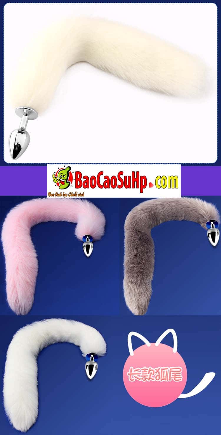 Đuôi cáo Sextoy Mizzzee thụt âm đạo hậu môn cực phê