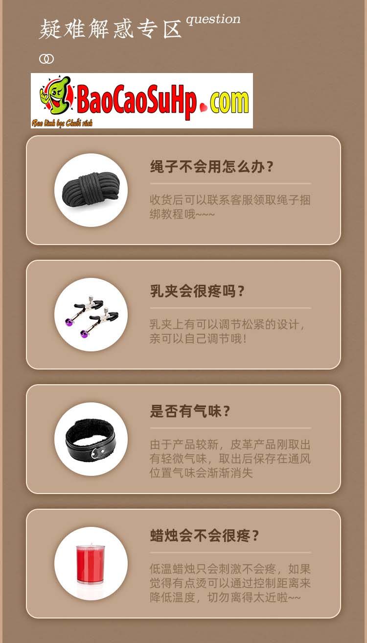 Bộ đồ chơi BDSM cao cấp 15 món Black Premium giá tốt