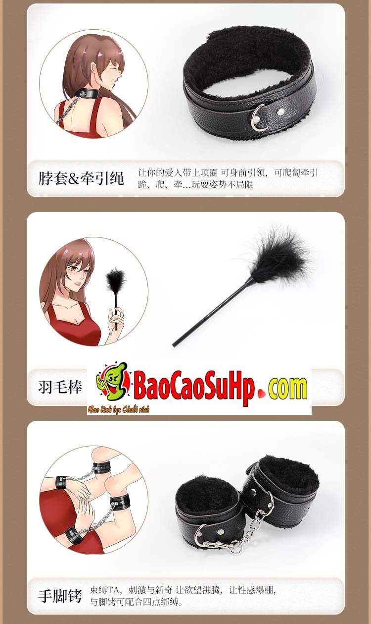 Bộ đồ chơi BDSM cao cấp 15 món Black Premium giá tốt