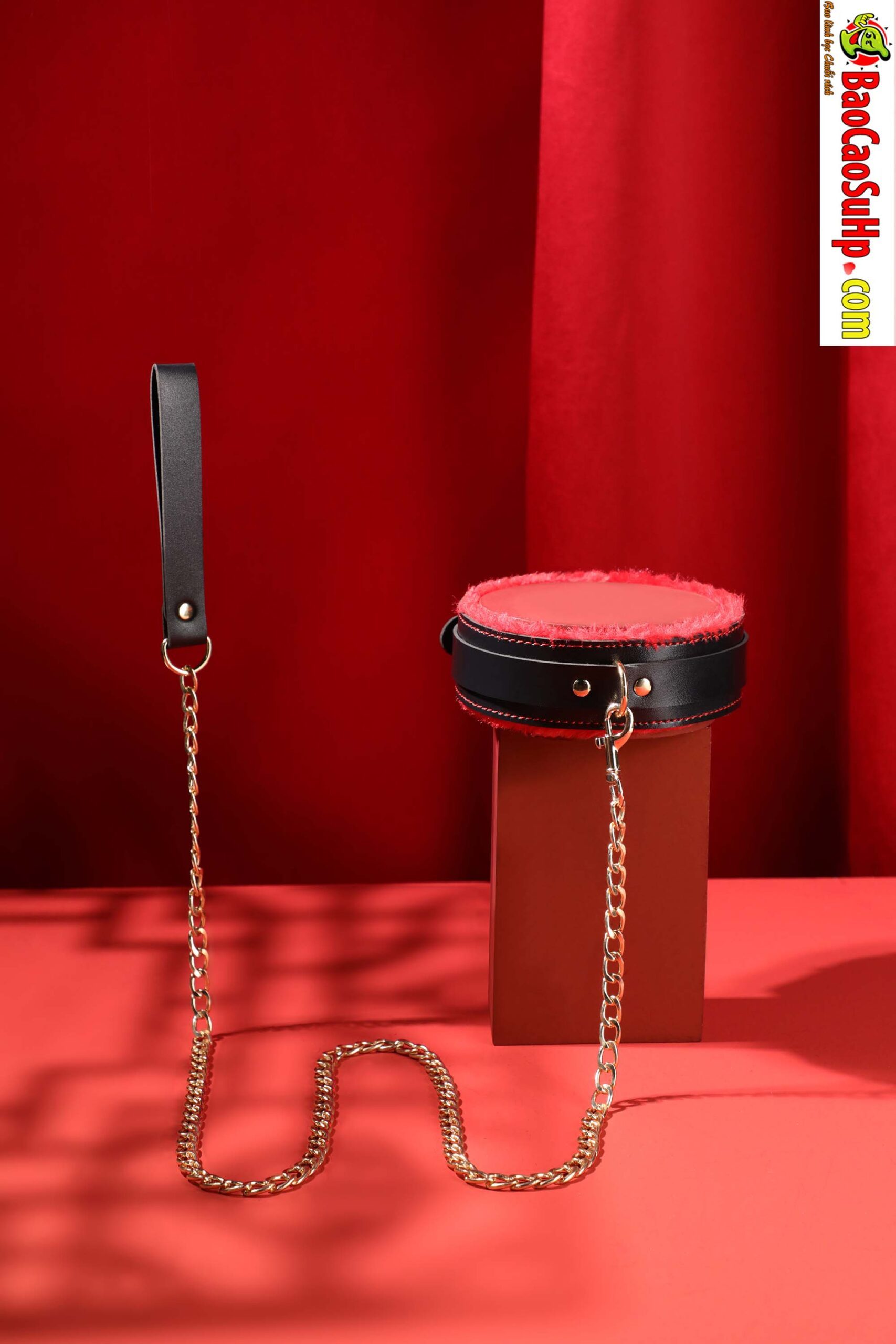 Bộ đồ chơi BDSM Mizzzee BIN002 10 món sang trọng sắc đỏ đen