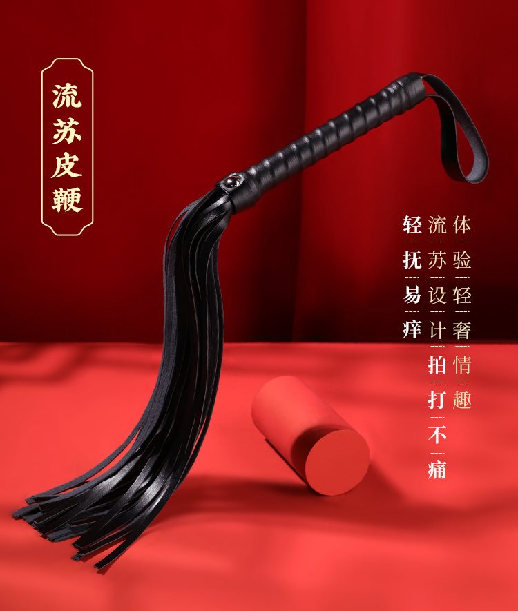 Bộ đồ chơi BDSM Mizzzee BIN002 10 món sang trọng sắc đỏ đen