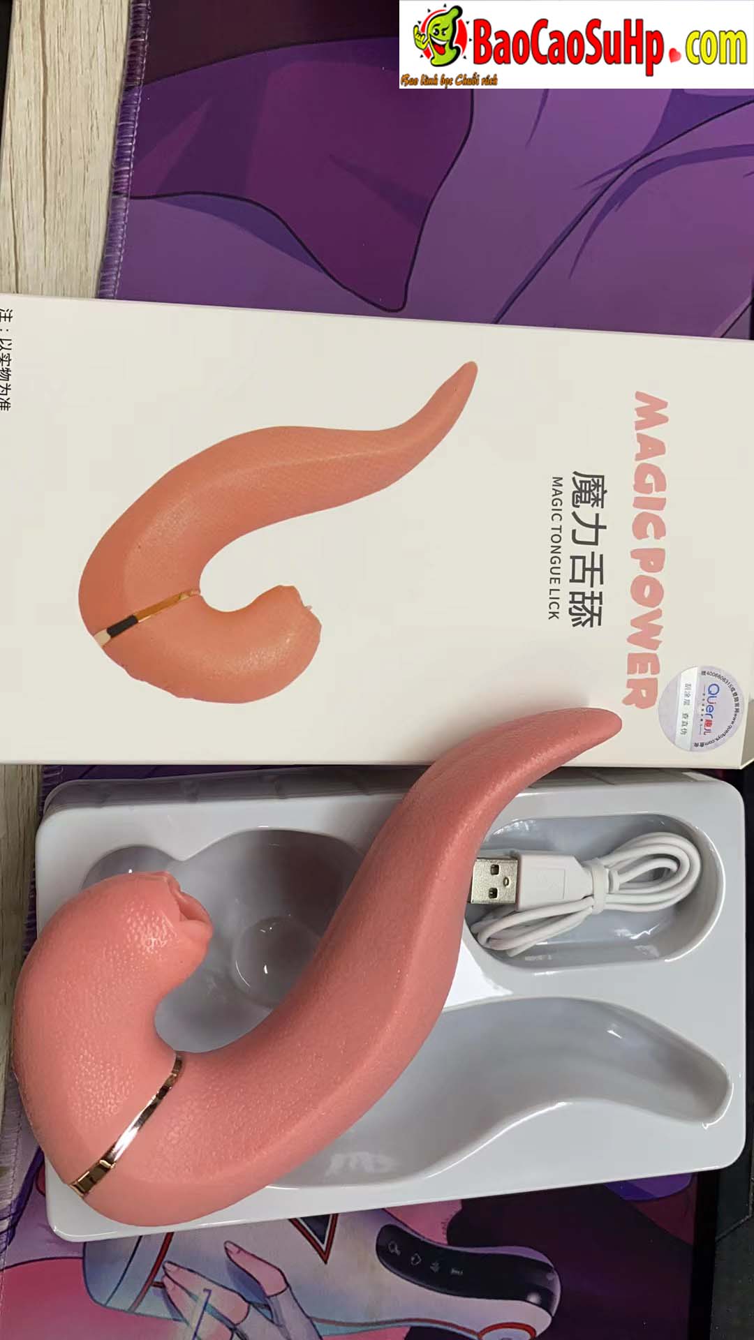 Lưỡi liếm Magic Tongue siêu thực mạnh mẽ kích thích đỉnh cao