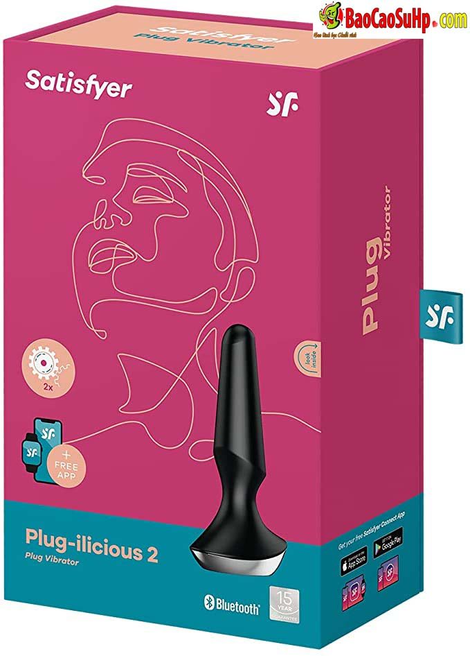 Thụt hậu môn Plugilicious 2 App - Satisfyer USA cao cấp, mới