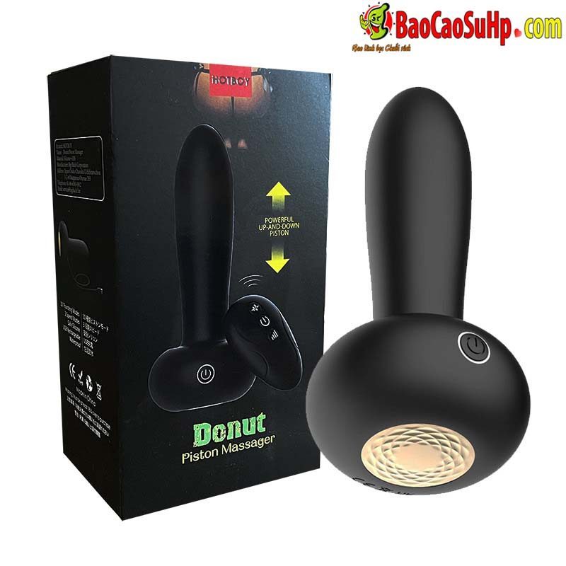 Thụt hậu môn Black Donut cho nam kích thích cực khoái