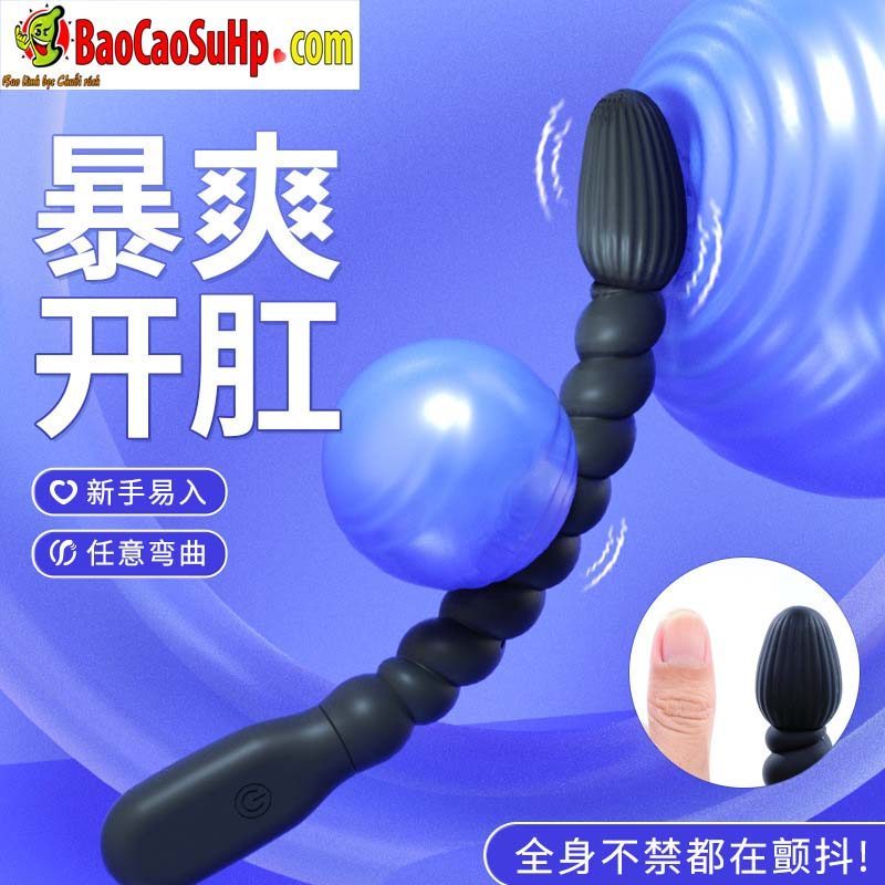 Địa chỉ bán Que thụt kích thích âm đạo và hậu môn xoắn ren Mizzzee Apple seed Rung  chính hãng