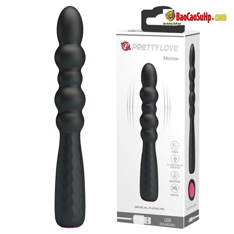 Thụt Hậu Môn Âm Đạo Prettylove Monroe 12 Chế Độ Rung Tình Yêu