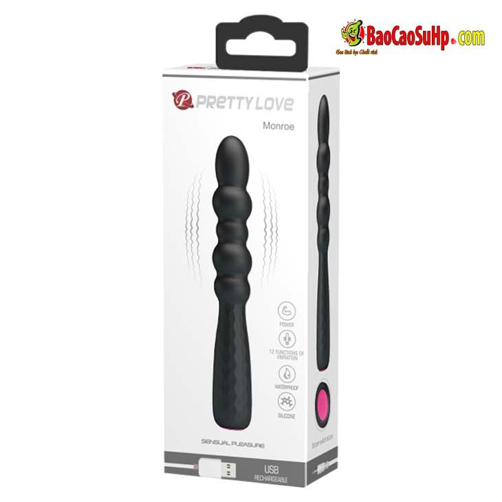 Thụt Hậu Môn Âm Đạo Prettylove Monroe 12 Chế Độ Rung Tình Yêu
