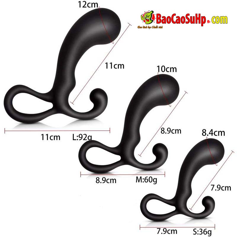  Nhập sỉ Bộ 3 chiếc massage tuyến tiền liệt và hậu môn Silicone Lovetoy S-OPP chính hãng
