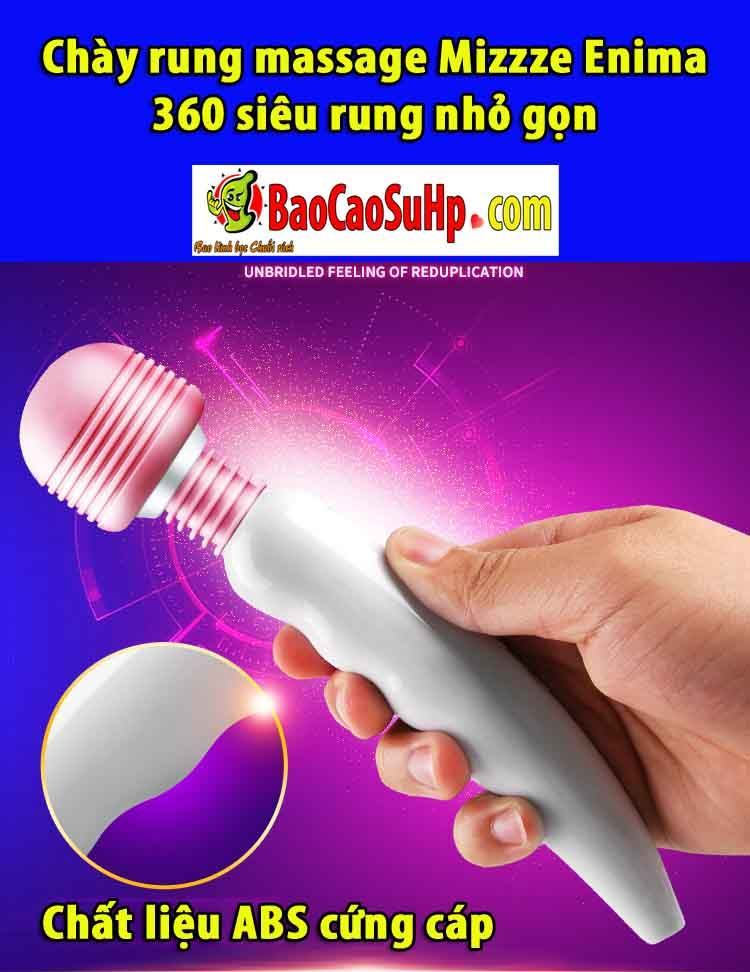 Chày rung Mizzze Enima 360 nhỏ gọn siêu mạnh kích thích phê