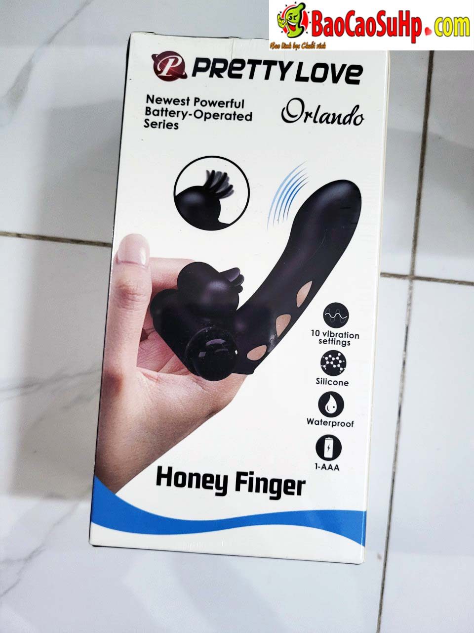  Shop bán Ngón tay rung đôi liếm Prettylove Orlando 10 chế độ rung hàng mới về