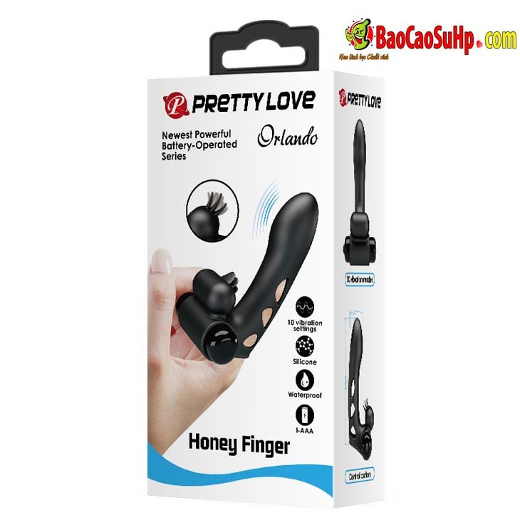  Shop bán Ngón tay rung đôi liếm Prettylove Orlando 10 chế độ rung hàng mới về