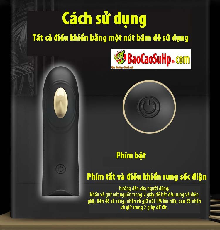  Nhập sỉ Sextoy ngón tay rung cao cấp Baile Gold 18k Electric Pegasus phóng điện loại tốt