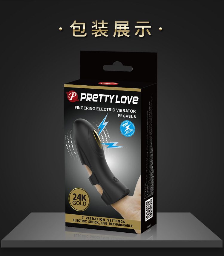  Nhập sỉ Sextoy ngón tay rung cao cấp Baile Gold 18k Electric Pegasus phóng điện loại tốt