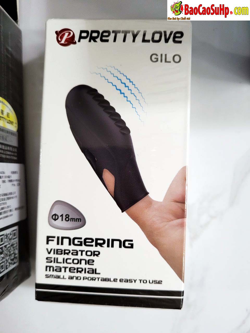 Ngón tay rung Prettylove Gilo nhỏ gọn silicon cao cấp rung mạnh